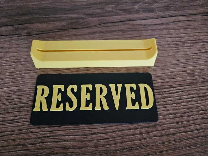 Настільна табличка «RESERVED». AnyFormLab - зображення 2