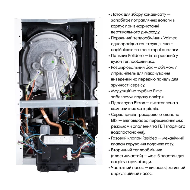 Котел газовый Airfel Optimum Premix 23 кВт - зображення 9