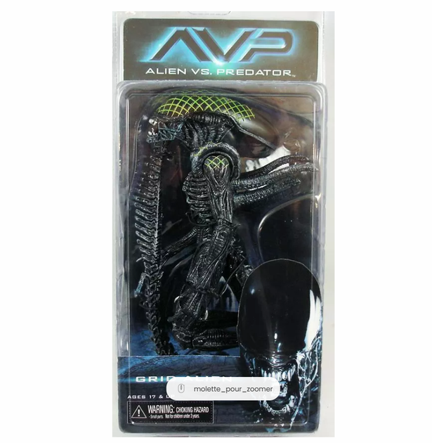 Фигурка Alien vs Predator Grid Alien 18 см – Чужой с AVP, коллекционная action figure Xenomorph, подвижная игрушка монстр с длинным хвостом - Фото 2 Фигурка Alien vs Predator Grid Alien 18 см – Чужой с AVP, коллекционная action figure Xenomorph, подвижная игрушка монстр с длинным хвостом - изображение 2