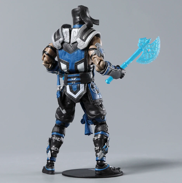 Коллекционная фигурка Mortal Kombat Sub-Zero / Саб-Зиро – экшн-фигура 18 см с аксессуарами, ледяными топорами и подставкой / Action Figure MK / подарок фанатам игры Mortal Kombat - Фото 6 Коллекционная фигурка Mortal Kombat Sub-Zero / Саб-Зиро – экшн-фигура 18 см с аксессуарами, ледяными топорами и подставкой / Action Figure MK / подарок фанатам игры Mortal Kombat - изображение 6