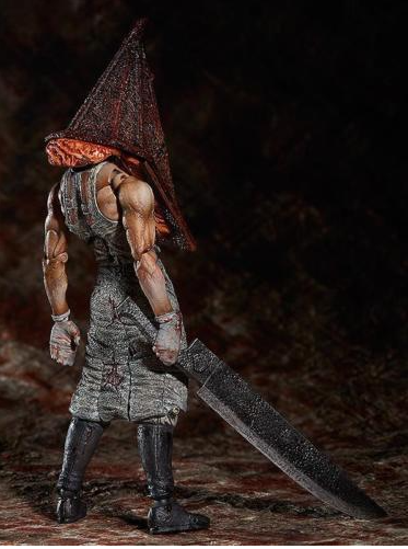 Коллекционная экшн-фигурка Пирамидоголовый из Сайлент Хилл (Red Pyramid Thing Silent Hill 2), 15см - Фото 5 Коллекционная экшн-фигурка Пирамидоголовый из Сайлент Хилл (Red Pyramid Thing Silent Hill 2), 15см - изображение 5