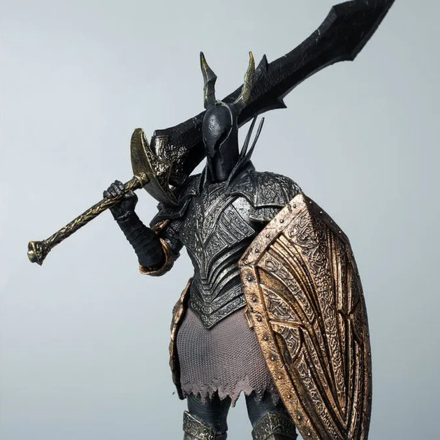 Фигурка Dark Souls Дарк Соулс – Black Knight / Черный рыцарь – коллекционная статуэтка 18 см, без коробки - изображение 3