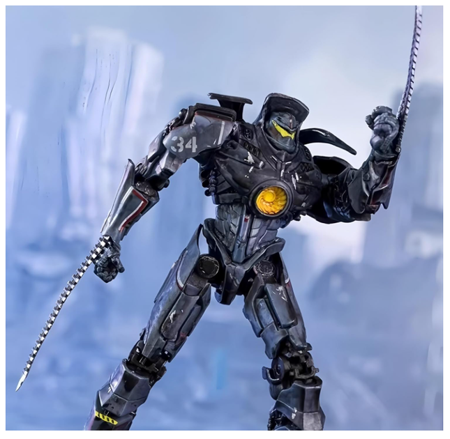 Колекційна фігурка робота NECA з фільму Тихоокеанський рубіж Pacific Rim Jaeger Gipsy Dange 18 см - зображення 5