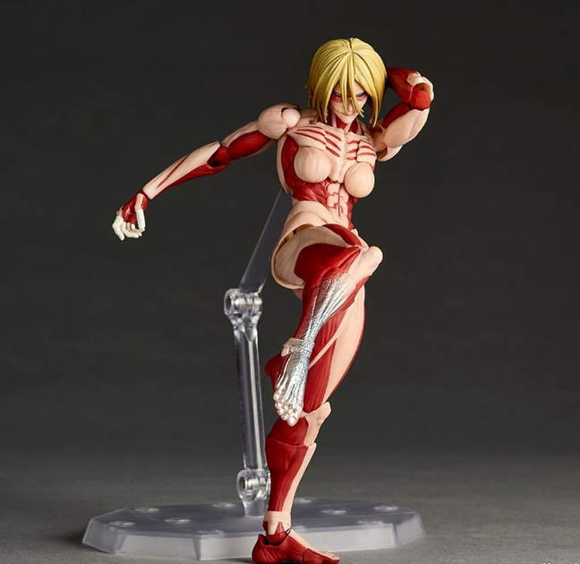 Колекційна аніме фігурка Female Titan Attack on Titan Shingeki no Kyojin (Атака титанів) 18 см – екшн-фігурка Жіночий Титан - зображення 4