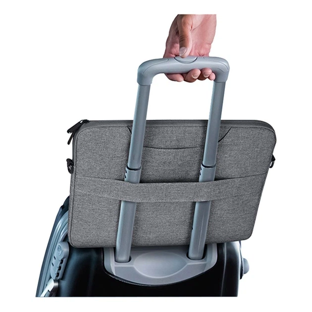 Сумка Dux Ducis LBJC Shoulder Bag для ноутбука 15.5-16 дюймов водоотталкивающая с защитой от повреждений Light Grey MC-10410 - изображение 8
