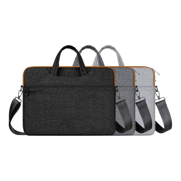 Сумка Dux Ducis LBJC Shoulder Bag для ноутбука 15.5-16 дюймов водоотталкивающая с защитой от повреждений Light Grey MC-10410 - изображение 10