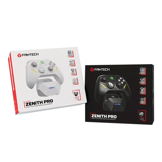 Беспроводной геймпад FANTECH WGP18 Zenith Pro с RGB LED подсветкой и программируемыми макросами белый - изображение 5