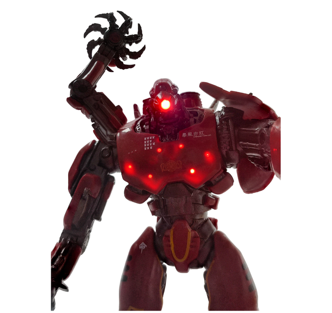 Колекційна фігурка Crimson Typhoon Pacific Rim 18 см — рухлива action figure робот Єгер Багряний Тайфун Тихоокеанський рубіж з LED-підсвіткою - Фото 7 Колекційна фігурка Crimson Typhoon Pacific Rim 18 см — рухлива action figure робот Єгер Багряний Тайфун Тихоокеанський рубіж з LED-підсвіткою - зображення 7