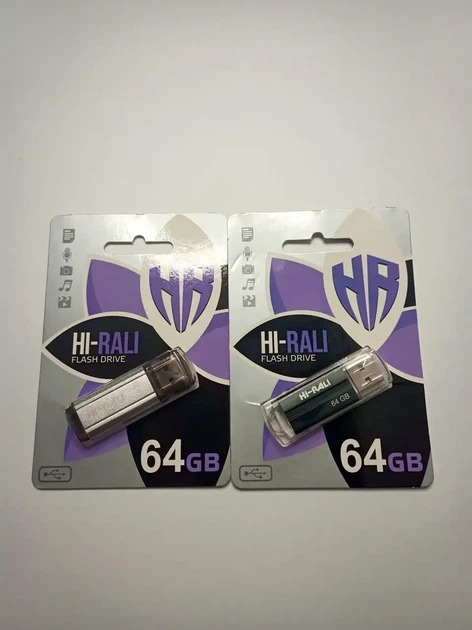 USB флешка 64GB корпус стальной USB 2.0 для хранения и переноса данных Hi-Rali Stark - Фото 3 USB флешка 64GB корпус стальной USB 2.0 для хранения и переноса данных Hi-Rali Stark - изображение 3
