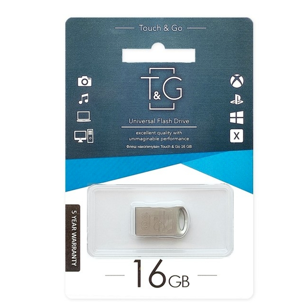 USB флешка T&G 16GB металлическая с коррозиестойким покрытием для хранения данных надежная стальной - Фото 2 USB флешка T&G 16GB металлическая с коррозиестойким покрытием для хранения данных надежная стальной - изображение 2