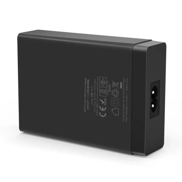 Сетевое зарядное устройство Anker PowerPort 6 60W 6-port V3 - Фото 4 Сетевое зарядное устройство Anker PowerPort 6 60W 6-port V3 - изображение 4