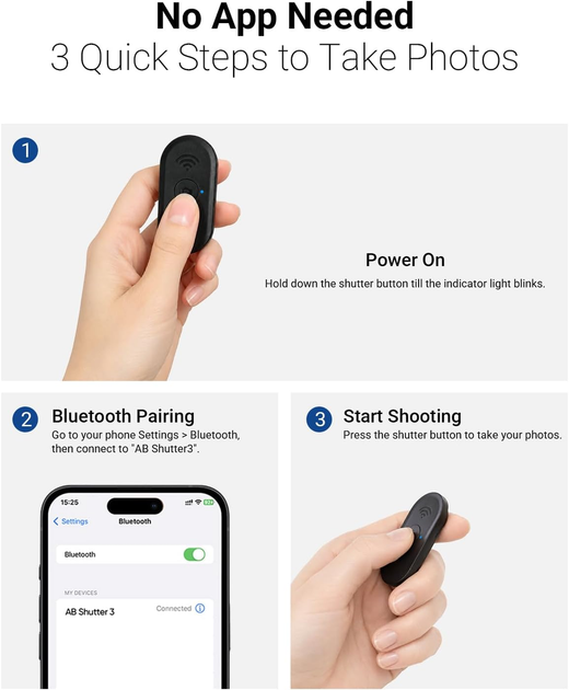 Штатив-монопод Vimose B04 для телефона 2-в-1 до 158 см, Bluetooth-пульт, поворотный держатель, алюминиевый - изображение 8