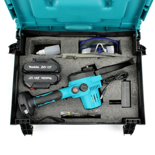 Міні пила акумуляторна Makita DUC155HN 24 В 5 А·год ланцюгова шина 20 см гілкоріз автоматичне змащення садова електропила 4500 об хв швидкість 11 м с крок 1 4 безключове натягування для обрізання дерев гілок кущів розпилювання деревини з 2 АКБ - Фото 11 Міні пила акумуляторна Makita DUC155HN 24 В 5 А·год ланцюгова шина 20 см гілкоріз автоматичне змащення садова електропила 4500 об хв швидкість 11 м с крок 1 4 безключове натягування для обрізання дерев гілок кущів розпилювання деревини з 2 АКБ - зображення 11