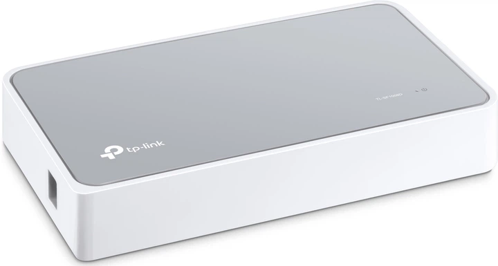 Маршрутизатор TP-Link TL-SF1008D Fast Ethernet 10/100 Мбит/с 8 портов Некерованный Бело-серый (TL-SF1008D) - изображение 6