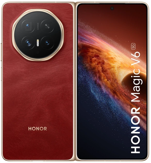 Смартфон Honor Magic V6 5G 16/1TB Red Global - Фото 1 Смартфон Honor Magic V6 5G 16/1TB Red Global - изображение 1