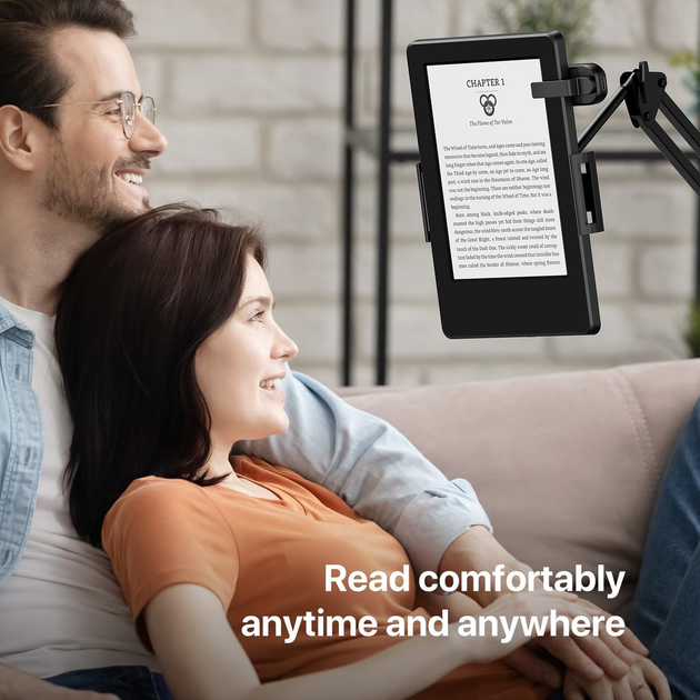 Пульт-перегортач сторінок Sycelu K2 RF для Kindle, Kobo, iPad, iPhone, Android, USB-C, до 20 м, чорний - зображення 5