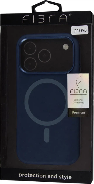 Чехол для смартфона Apple iPhone 17 Pro BeCover FIBRA Silicone OmniMag Deep Blue (BC_716216) - изображение 2