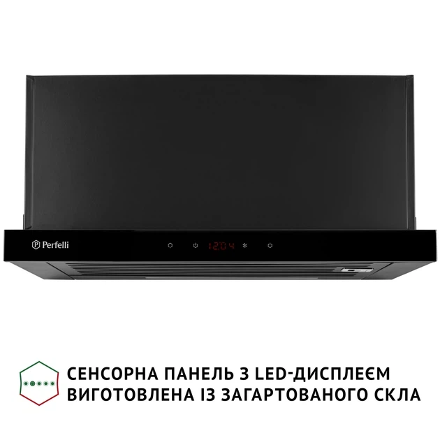 Кухонна витяжка Perfelli ISEO 6PSF NERO - зображення 2