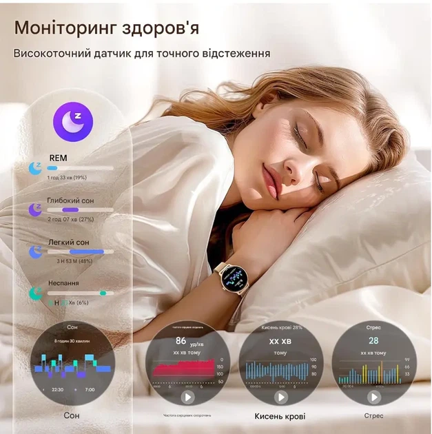 Жіночий розумний годинник Smart watch Dr03 gold - зображення 6