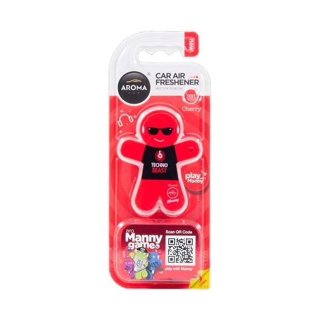 Ароматизатор Aroma Car Manny Cherry сухий - Фото 1 Ароматизатор Aroma Car Manny Cherry сухий - зображення 1