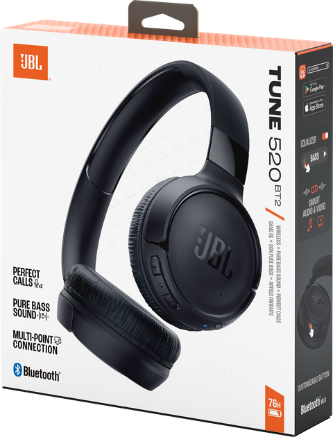 Навушники JBL Tune 520BT2 Black (JBLT520BT2BLKEU) - зображення 9