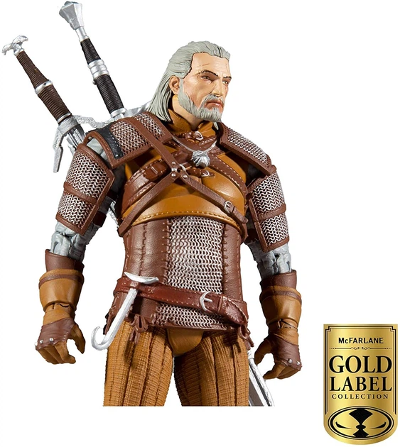 Фигурка Ведьмак Геральт из Ривии Золотая Колекция The Witcher Gaming Geralt McFarlane 13403-2 - Фото 4 Фигурка Ведьмак Геральт из Ривии Золотая Колекция The Witcher Gaming Geralt McFarlane 13403-2 - изображение 4