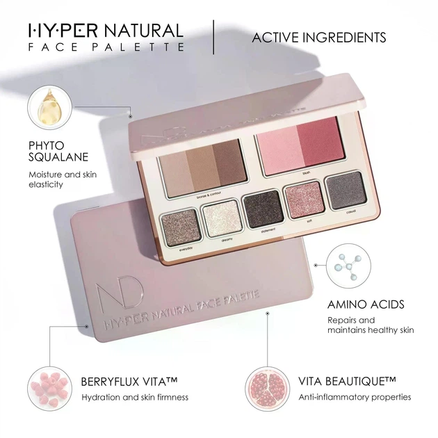 Палетка для лица NATASHA DENONA Hyper-per Natural - изображение 3