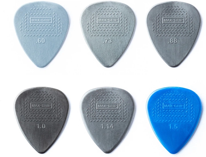 Набор медиаторов Dunlop Max-Grip Nylon Standard Pick Variety Pack - Фото 3 Набор медиаторов Dunlop Max-Grip Nylon Standard Pick Variety Pack - изображение 3