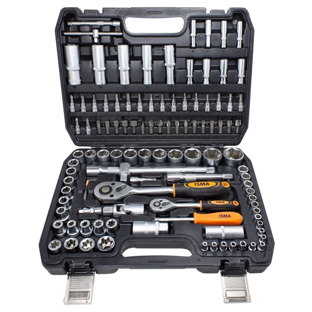Набор инструментов 108 предметов 1/4'', 1/2'' IS-41082-5 - изображение 3