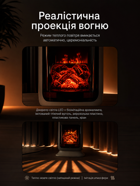 Напольный кондиционер 2в1 с обогревом 2000 Вт, керамический нагреватель, LED-дисплей, пульт ДУ, таймер, колонный тепловентилятор для дома и офиса. - изображение 2