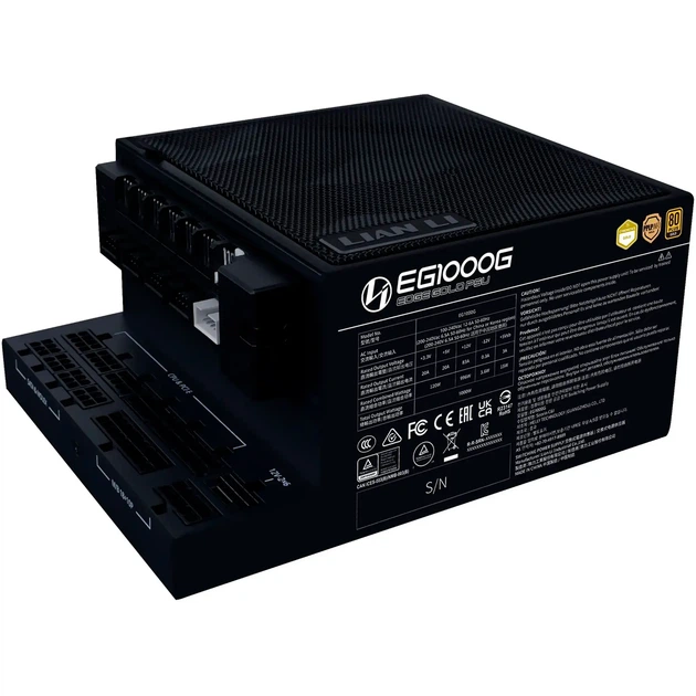 Блок живлення Lian Li EDGE GOLD 1000W Black with Hub, EU Cord (G9P.EG1000G.BH00.EU) - Фото 1 Блок живлення Lian Li EDGE GOLD 1000W Black with Hub, EU Cord (G9P.EG1000G.BH00.EU) - зображення 1