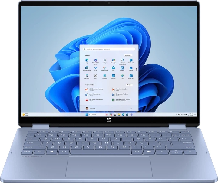 Laptop HP OmniBook 5 Flip C3BW3EA (199485516264) Blue - Zdjęcie 1 Laptop HP OmniBook 5 Flip C3BW3EA (199485516264) Blue - obraz 1