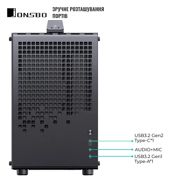 Корпус JONSBO Z20 Black - Фото 5 Корпус JONSBO Z20 Black - изображение 5