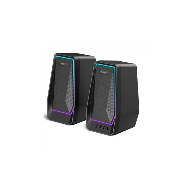 Комп'ютерні колонки HAVIT SK769BT USB 10 Вт RGB чорні - Фото 2 Комп'ютерні колонки HAVIT SK769BT USB 10 Вт RGB чорні - изображение 2