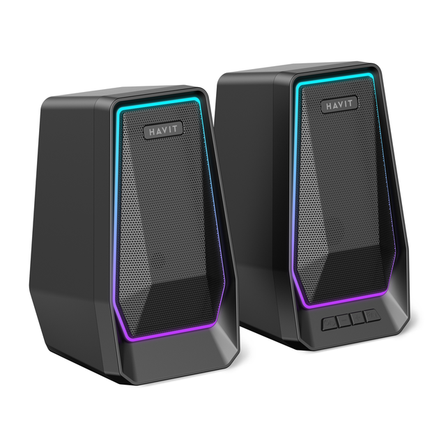 Комп'ютерні колонки HAVIT SK769BT USB 10 Вт RGB чорні - Фото 3 Комп'ютерні колонки HAVIT SK769BT USB 10 Вт RGB чорні - изображение 3