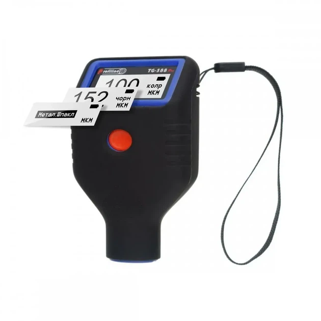 Толщиномер Profiline TG-588 Pro (Fe+Zn+NFe металлы+металлизированная шпатлевка, расширенная гарантия, украинский интерфейс) - изображение 9