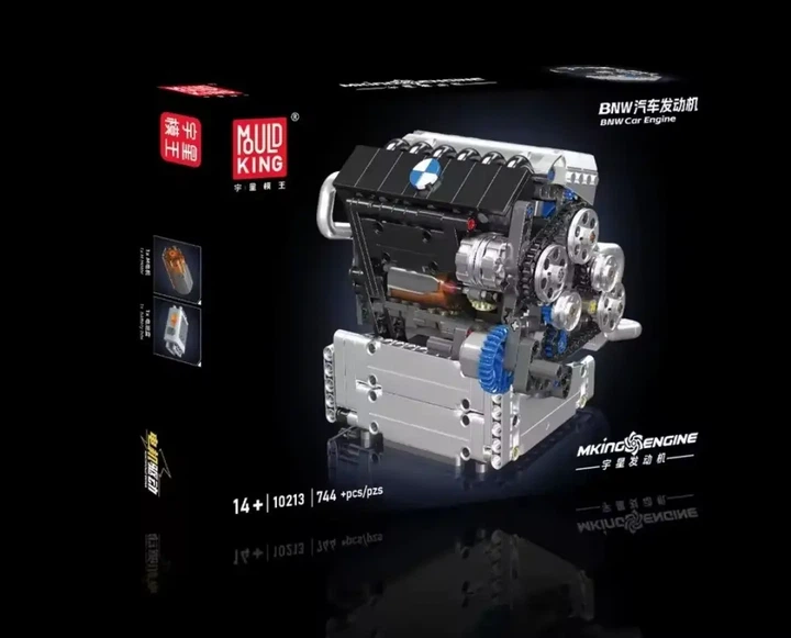 Конструктор Mould King двигатель BMW s55 engine 744 детали 10213 - Фото 1 Конструктор Mould King двигатель BMW s55 engine 744 детали 10213 - изображение 1