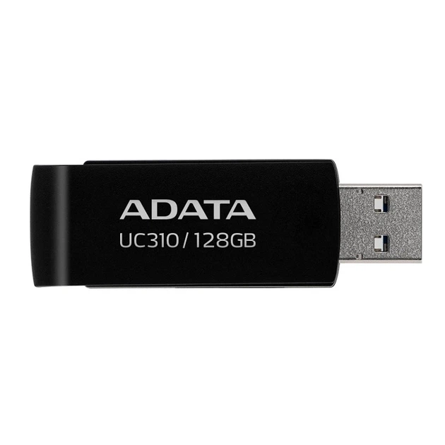 Флеш-накопичувач ADATA USB 3.2 UC310 128Gb Black - Фото 1 Флеш-накопичувач ADATA USB 3.2 UC310 128Gb Black - изображение 1