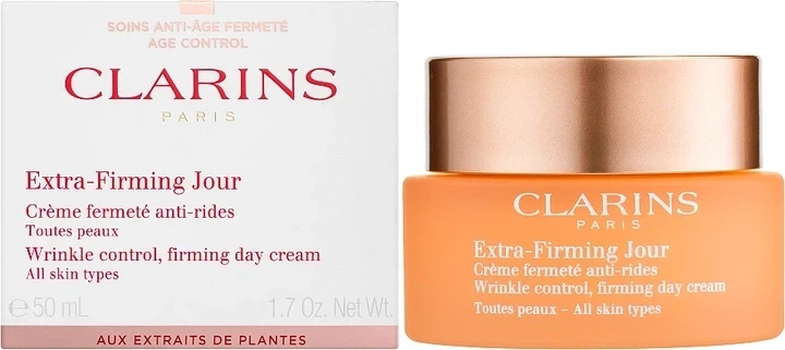 Дневной крем для лица Clarins Extra-Firming Jour Cream All Skin Types, 50 мл - Фото 2 Дневной крем для лица Clarins Extra-Firming Jour Cream All Skin Types, 50 мл - изображение 2