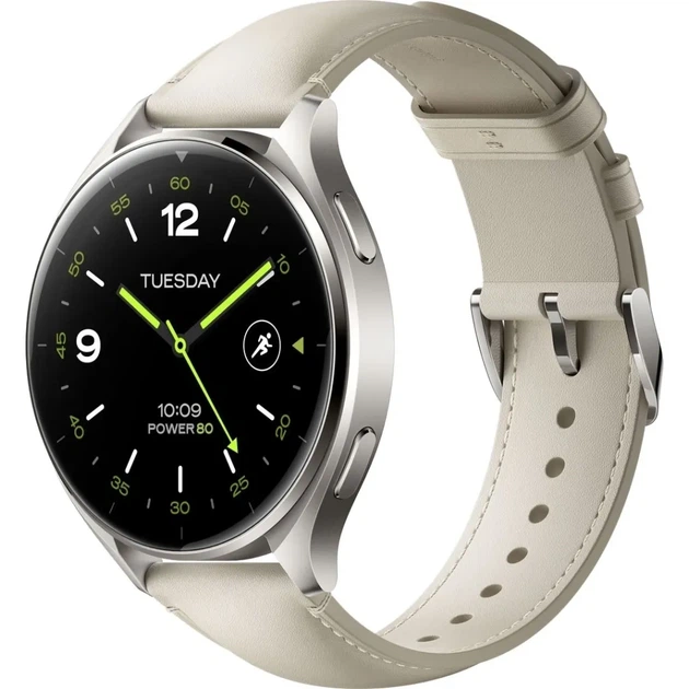 Смарт-годинник Xiaomi Watch 2 Titan BHR9306GL Gray Case White Leather Strap (1093970) - Фото 1 Смарт-годинник Xiaomi Watch 2 Titan BHR9306GL Gray Case White Leather Strap (1093970) - зображення 1