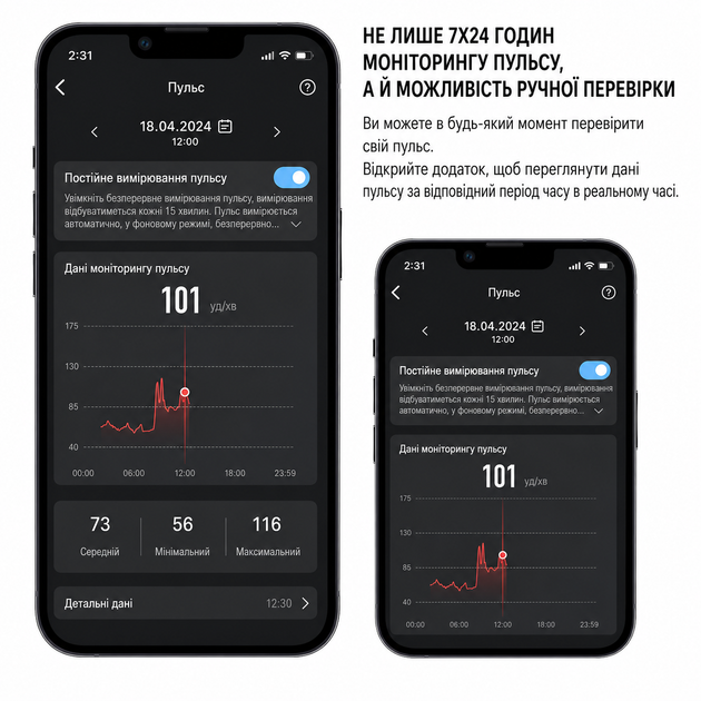 Смарт-кільце R06 з моніторингом здоров'я 24/7 | Пульс, SpO₂, сон, кроки та фізична активність Розмір 10 Black - Фото 7 Смарт-кільце R06 з моніторингом здоров'я 24/7 | Пульс, SpO₂, сон, кроки та фізична активність Розмір 10 Black - зображення 7