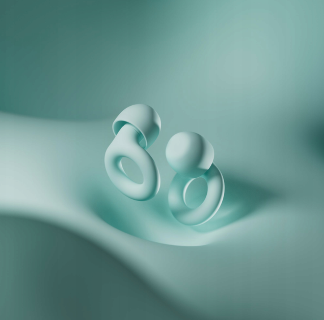 Беруші Loop Quiet 2 Mint, силіконові вкладиші для вух, шумозниження до 24 дБ, м'ятні - зображення 2