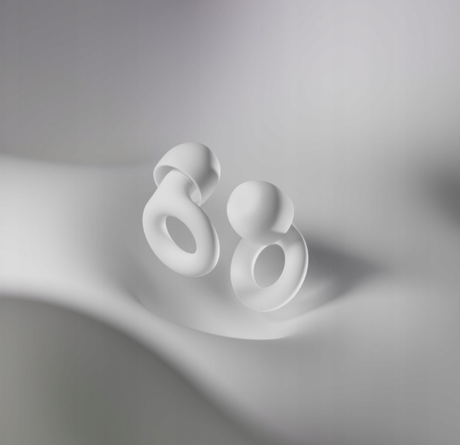 Беруши Loop Quiet 2 White, силиконовые вкладыши для ушей, шумопонижение до 24 дБ, белые. - Фото 3 Беруши Loop Quiet 2 White, силиконовые вкладыши для ушей, шумопонижение до 24 дБ, белые. - изображение 3