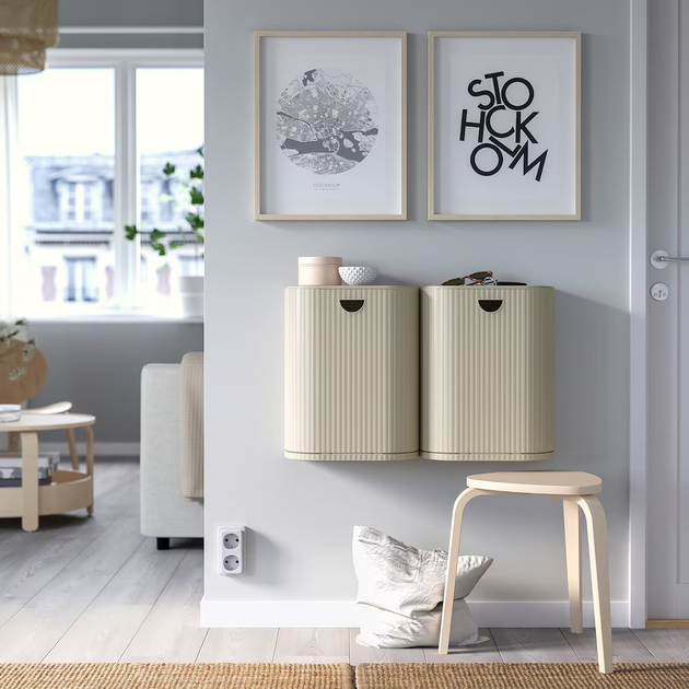 Кошик пластиковий з кришкою GARDSBUTIK IKEA 705.651.99 - зображення 5