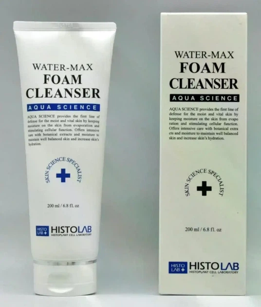 Пенка очищающая для лица Histolab Water-Max Foam Cleanser 200 мл - изображение 2