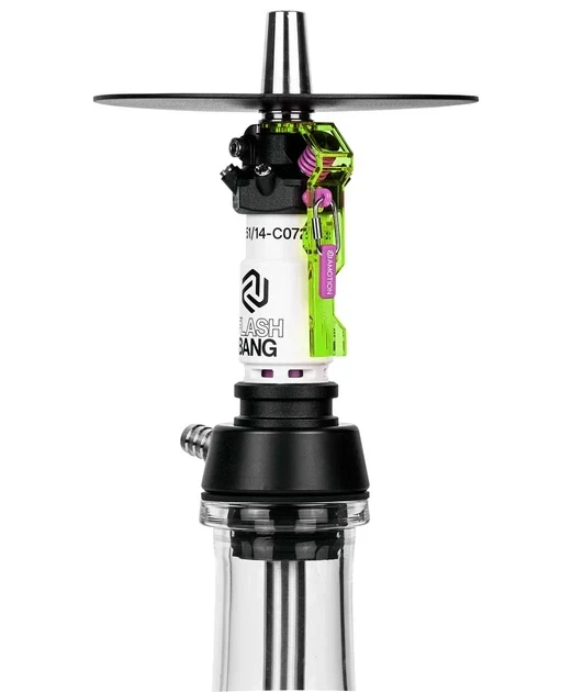 Кальян Amotion Flash Bang Toxic — модель 40 см из нержавеющей стали - Фото 2 Кальян Amotion Flash Bang Toxic — модель 40 см из нержавеющей стали - изображение 2