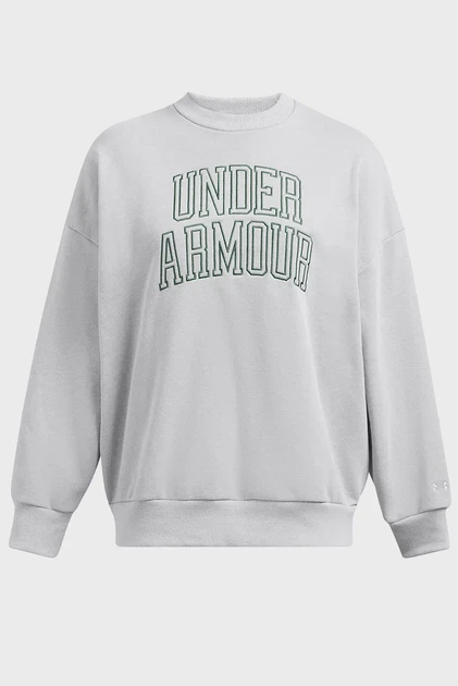Жіночий сірий світшот UA Icon HWT Terry OS Crew Under Armour M 1386493-011 - изображение 4