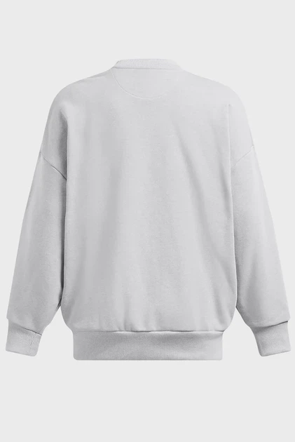 Жіночий сірий світшот UA Icon HWT Terry OS Crew Under Armour M 1386493-011 - изображение 5