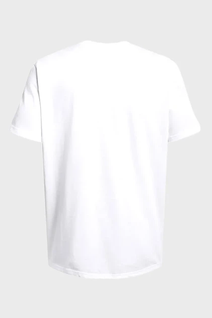 Чоловіча біла футболка UA HW ARMOUR LABEL SS Under Armour M 1382831-100 - Фото 5 Чоловіча біла футболка UA HW ARMOUR LABEL SS Under Armour M 1382831-100 - изображение 5