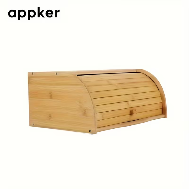 Бамбуковая хлебница с раздвижной крышкой 40×27×17,3 см BB-40 - изображение 6